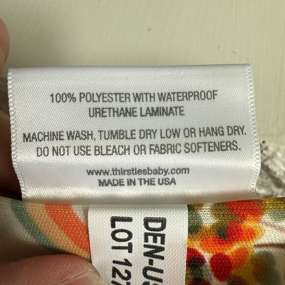 NWT Thirsties Deluxe Extra Large Wet Bag Cloth Diapers Swimsuit Fall Leaves - Picture 5 of 6